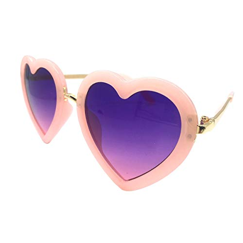 Heart Shaped Sunglasses for Girls (Age 3-10)3