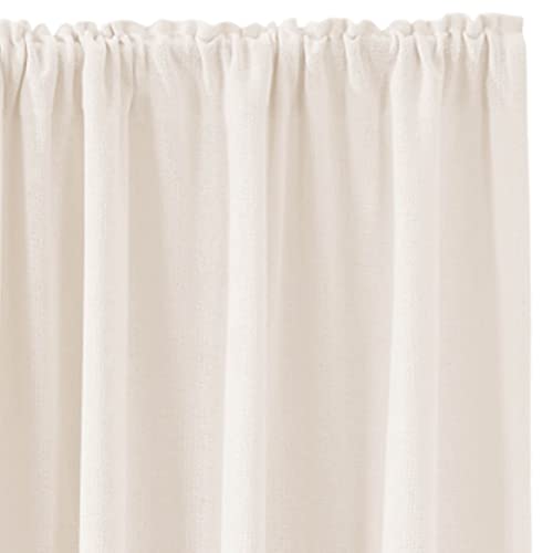 VHC-Brands-Burlap-Farmhouse-Curtain-Panel-Antique-White-96×50 VHC Brands Burlap Farmhouse Curtain Panel Antique White 96×50