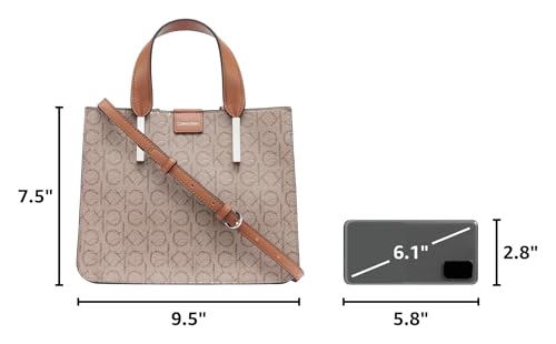 Calvin Klein Women's Audrey Mini Crossbody Handbag, Almond, OS - image 2