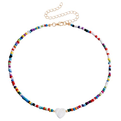 Materiali Selezionati: Realizzata con perline resistenti dai colori brillanti che mantengono la loro vivacità nel tempo. Il ciondolo cuore bianco aggiunge un elemento distintivo, mentre la chiusura robusta garantisce sicurezza durante l'uso quotidiano.
