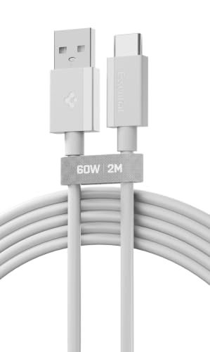 Spigen Essential Câble USB-A vers C 60W - Blanc/2M