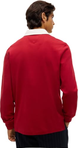 Tommy Hilfiger Herren Essential Solid Rugby Mw0mw44969 Andere Sweatshirts, Regatta Red, XXL – Ansicht 2