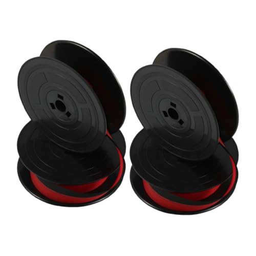 Mikinona 2 Piezas Cinta de Máquina Escribir Vintage Doble y Negro Compatible con Máquinas Clásicas Changkong Brother Cinta Tinta Duradera para Escribir Oficina y Hogar