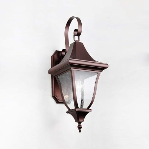 Lámparas de pared calidad Compatible with exteriores Industria Montaje en grande Aplique 26 pulgadas Luces porche mate Iluminación exterior impermeable externa,Lujo
