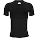Under Armour Boys HeatGear Armour Short-Sleeve T-Shirt , Black (001)/White , Small