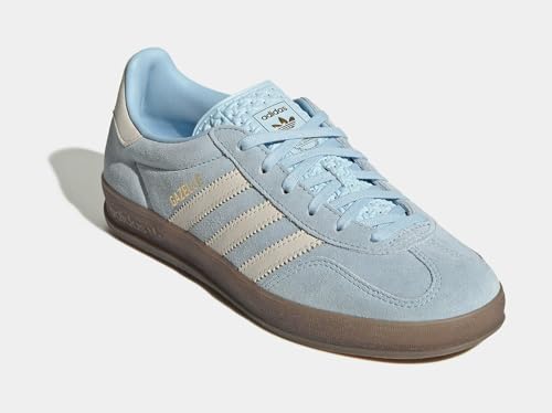 adidas Gazelle Indoor Womens Lifestyle Shoes (Clear Sky/Off White)2