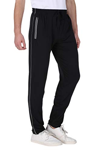 Image of Neo Garments Men's Cotton Solid Regular Fit Trackpants /Jogger /Trouser with Side Pockets
