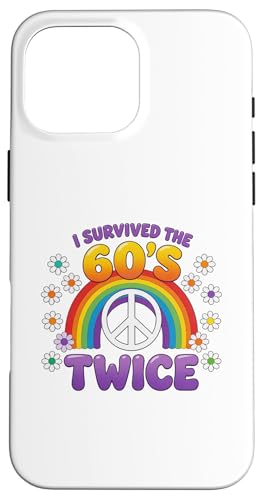 I Survived The 60s Twice 60�N�� 70�� �a���� �X�}�z�P�[�X iPhone 16 Pro Max �p