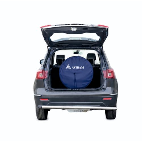 Image of Lifelong Polyester Tent for Camping - Dress Changing, Can be Hanged Anywhere with Portable Foldable Cloth Outdoor Bathroom Tent, Camp Toilet Rain Shelter, Height 182cm-(Navy Blue1 Person)