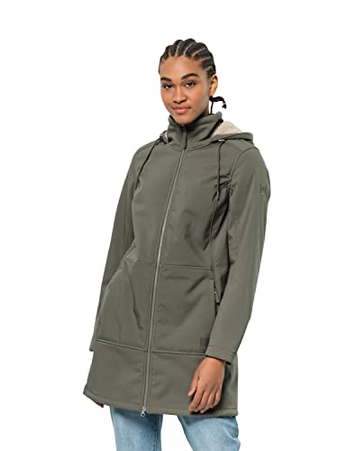Jack Wolfskin Damen Windy Valley W Coat, dusty olive, L EU