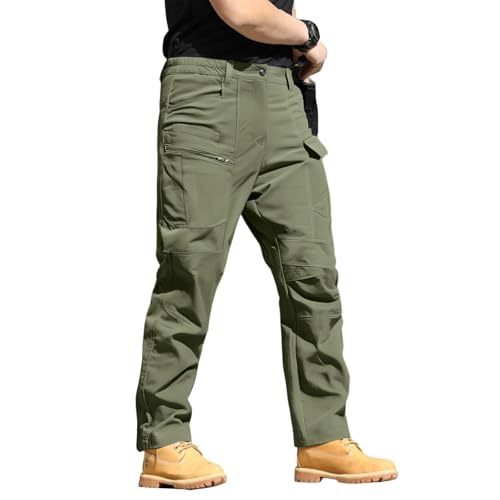 Tactical Cargo Pants for Men Slim Fit Water Resistant Quick Dry Travel Pants Wrinkle Free Work Outdoor Hiking Trousers