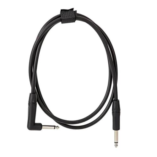 Cable de audio para guitarra eléctrica con protección acústica y conector de curvatura recta