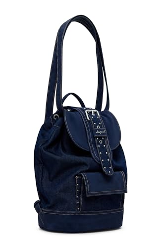 Sac à dos Desigual Krapina Bindella Denim bleu marine pour soulager vos épaules avec style