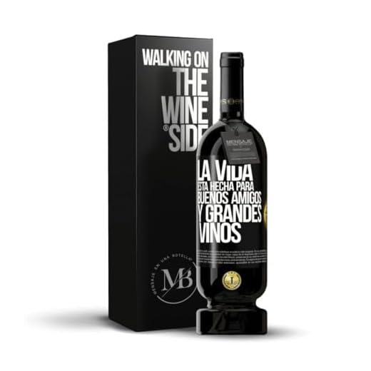«La vida está hecha para buenos amigos y grandes vinos» Mensaje en una Botella. Vino Tinto Premium Reserva 12 Meses MBS Martín Berasategui System + Gift Box. Etiqueta Negra PERSONALIZABLE