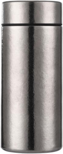 Muderu ミニ チタン 水筒 ポケットカップ 携帯用純チタン 魔法瓶カップ ボトル 200ml 300ml おしゃれ 軽量 耐久性 保温保冷 茶こし付き 滑り止め静音台座 携帯便利 省スペース コンパクトアウトドアキャンプ用 通勤オフィス用 運動会 通