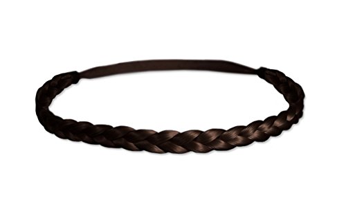 Bandeau tresse Mia Beauty Thick Braidie brun foncé idéal pour style bohème