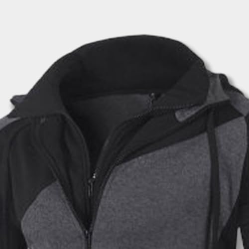 Conjunto esportivo masculino com estampa de cores contrastantes, 2 peças, calça e moletom, moletom m