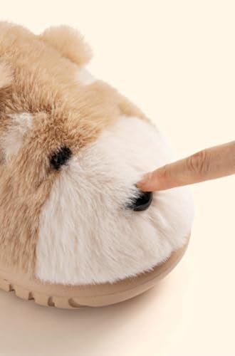 Slippers for Women Fuzzy Cute Slip on Indoor Outdoor Bedroom Slippers Ladies Comfy Anti-Skid Sole Female Home Shoes3