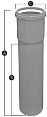 ISVL041 4" x 12" Vent Length