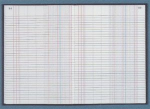 Le Dauphin Journal recettes et dépenses 200 pages foliotées 30,60 x 22 x 1,50 cm Noir Toilé