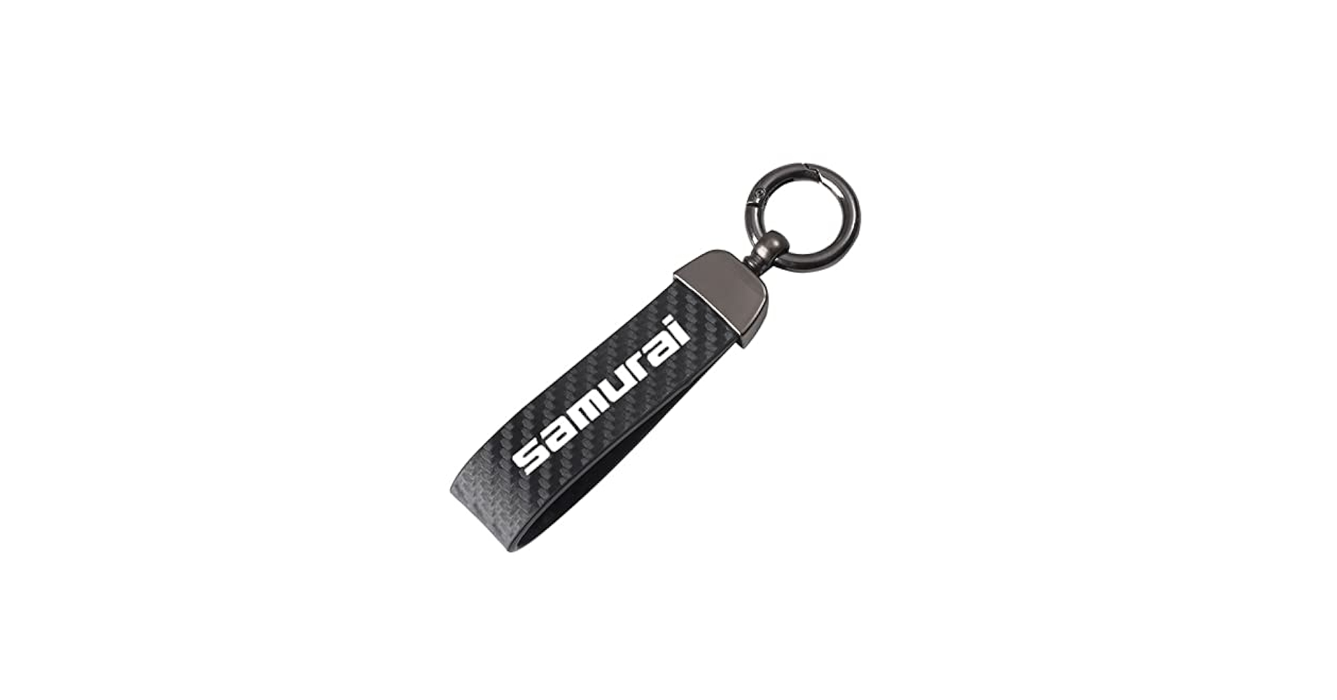 Amazon.com: VOSIE Car Carbon Fiber Leather Rope Keychain Key