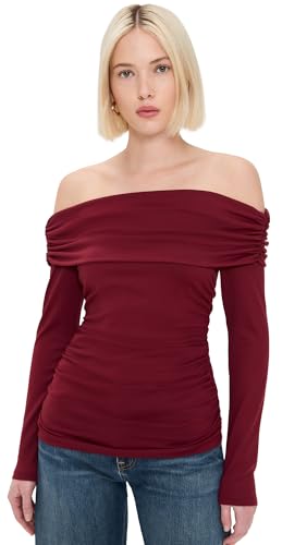 Susana Monaco Women's Off The Shoulder Gathered Top