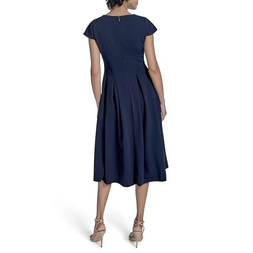 Calvin Klein Women's Party Square Neck Midi Dress4
