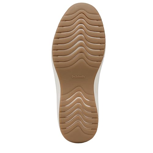 Dr. Scholl's Men's Feel Great Plantar Fasciitis Sneaker White Leather 12 M4