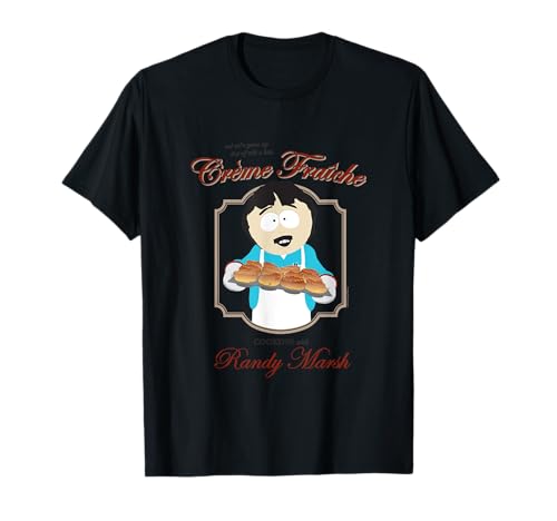 South Park Serie de dibujos animados Randy Marsh Cocina Crema Fraiche Camiseta