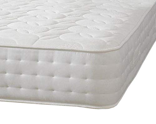 eXtreme comfort ltd Sleep-Fusion Hybrid Small Single Mattress 75x190cm, 20cm Deep Memory Foam and Open Coil Spring Mattress, Plush Medium Comfort, UK Made Mattress in a Box