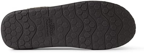 Dearfoams Men's Indoor/Outdoor Breathable Memory Foam Clog Offered in Wide Widths, Coffee (Twill), Large | Image 5