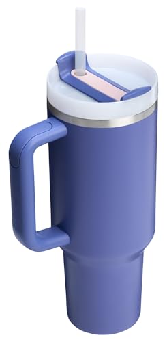 Image of STANLEY Quencher H2.0 Tumbler with Handle and Straw 40 oz | Flowstate 3-Position Lid | Cup Holder Compatible for Travel | Insulated Stainless Steel Cup | BPA-Free | Exclusive Lupine