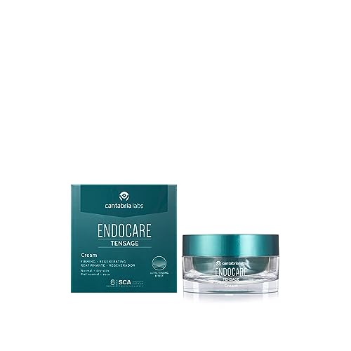 Endocare Tensage Cream - Crema Antiarrugas, Antiflacidez, Regeneradora Antiedad, Efecto Tensor Inmediato, Nutritiva, para Pieles Normales a Secas, 50 ml