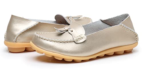 Image of VenusCelia Women's Decoration Comfy Walking Flat Loafer