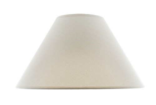 CalLighting SH-2002-OW Traditional Shade from Shades Collection in Light Finish, 16.00 inches,Off White Plain Linen