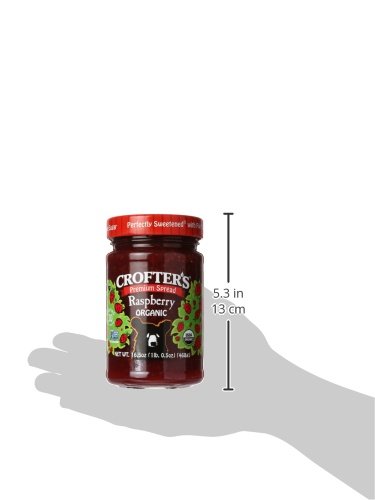 Crofters Fruit Spread Organic Seedless Raspberry, 16.5 Oz Jar