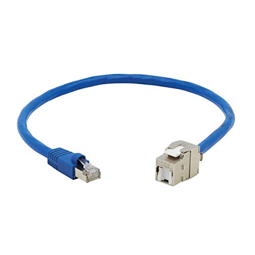 Cable ensamblado Tripp Lite Cat6a Keystone Jack 18 in miniatura 2