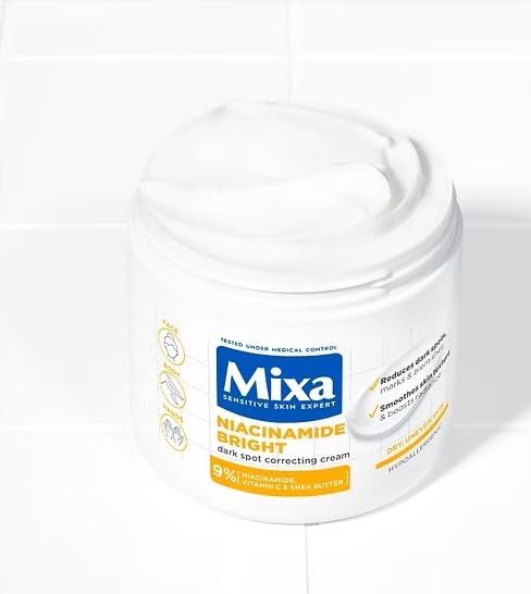 Amazon.com: Mixa Niacinamide Bright Moisturizing Anti‑Dark Spot