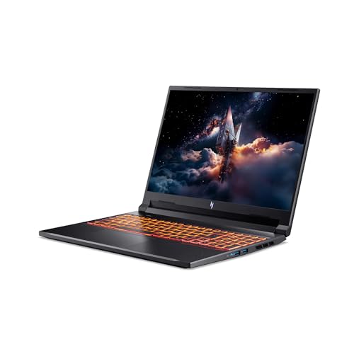 Image of Acer Nitro V 16 Gaming Laptop - 16 inch WUXGA IPS 180Hz - 14-Core Intel 9 270H - 64GB DDR5-2TB SSD - NVIDIA GeForce RTX 5070 GDDR6 - Thunderbolt 4 - Wi-Fi 6-720p HD Camera - W11P - Obsidian Black
