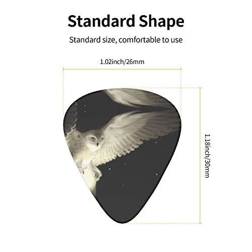 Ensemble de 12 médiators de guitare White Owl pour guitare acoustique, guitare électrique, contrebasse, ukulélé - Les Beatles, Paul McCartney, John Lennon, RIngo Starr, George Harrison Ensemble de 12 médiators de guitare White Owl pour guitare acoustique, guitare électrique, contrebasse, ukulélé – Image 5