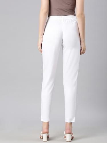 Image of TWIN BIRDS Women Viscose Cotton Kurti Pants | Stretch Ethnic Daily Trousers