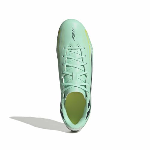 adidas Unisex F50 Hyperfast Club Firm Ground/Multi Ground Football Boots Shoes, Pulse Mint/Night Navy/Solar Lemon, 41 1/3 EU – Ansicht 3