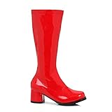 Dora Girls Red Glitter 1.75' Go Go Boots size Large 2-3