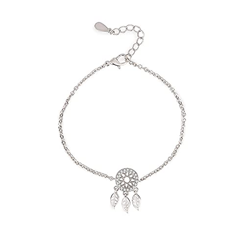 Bracelet en argent sterling talisman attrape-rêves pour amies proches