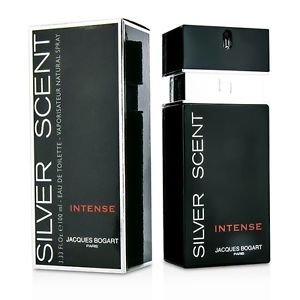Image of NEW Jacques Bogart Silver Scent Intense EDT Spray 3.33oz Mens Men's Perfume