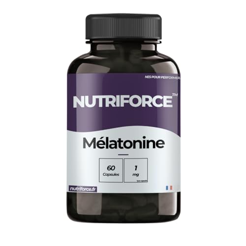 Melatonina Alta Dosis – Sueño Profundo, Dormir Rápido y Anti Jet Lag – Regulador Natural del Sueño – Cápsulas – Fabricado en Francia