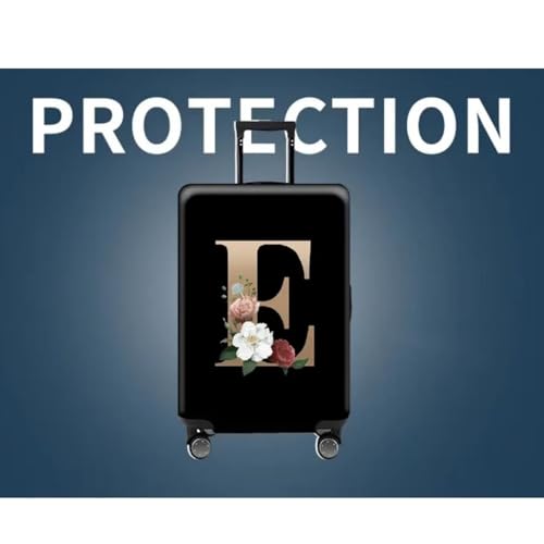 Tarp, Luggage Cover, Elastic Dust Cover Trolley Cover Travel Suitcase Cover, Thickened Letter Printed Protective Cover(Large)2