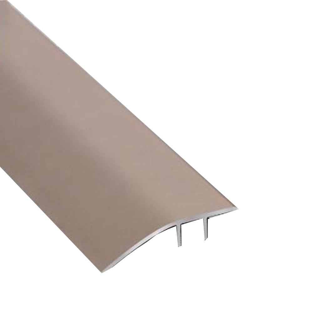 Luysmengeu Purple Aluminium Floor Transition Strip, 35.4In Thresholds Reducer For Uneven Door Carpet Tile, Interior Metal Threshold Ramp, For Height Of 7-15Mm