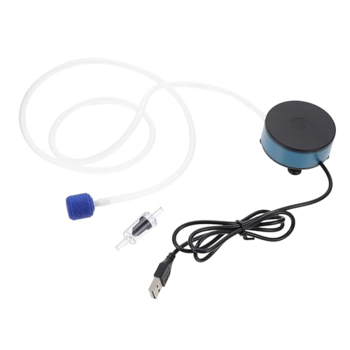 Toddmomy 1 Set Powered Aquarium Air Pump Compact Pump for Fish Tank Low Power Consumption Stable Bubble Generation for Home Office Use
