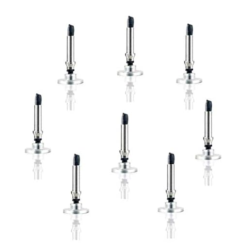 Mixoo Replacement Round Disc Tips for Mixoo Disc & Mesh Tip 2 in 1 Series Stylus Pen Only, 8 Pack
